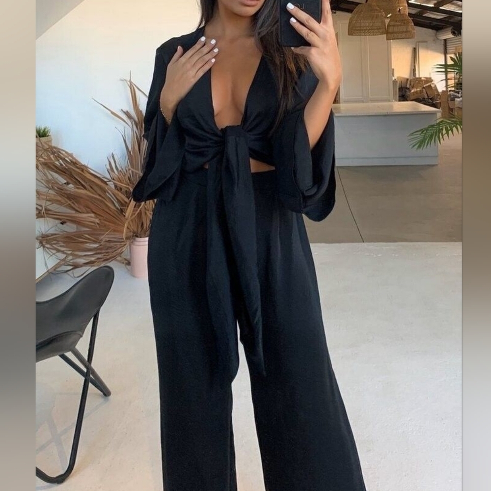 SNDYS x REVOLVE Pluto Jumpsuit in Black - Picture 4 of 15